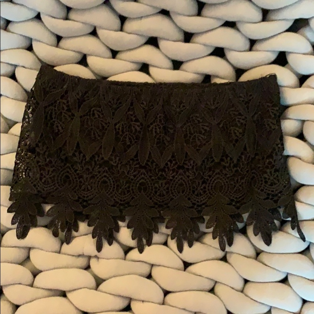 LF Teardrop Lace Crop Top